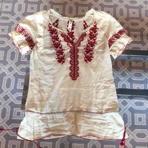 Anthropologie peasant blouse